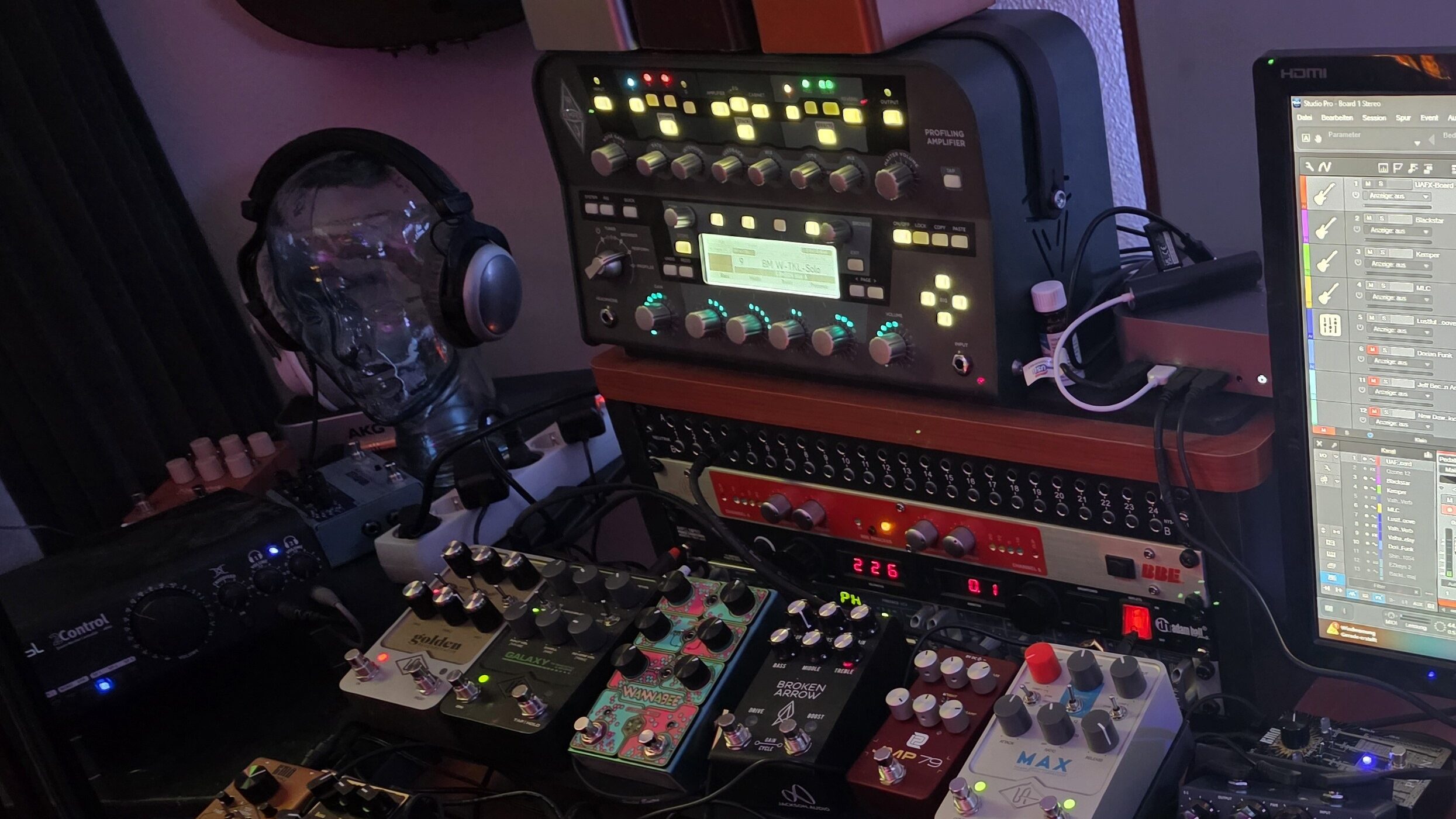 Rack und Pedalboard