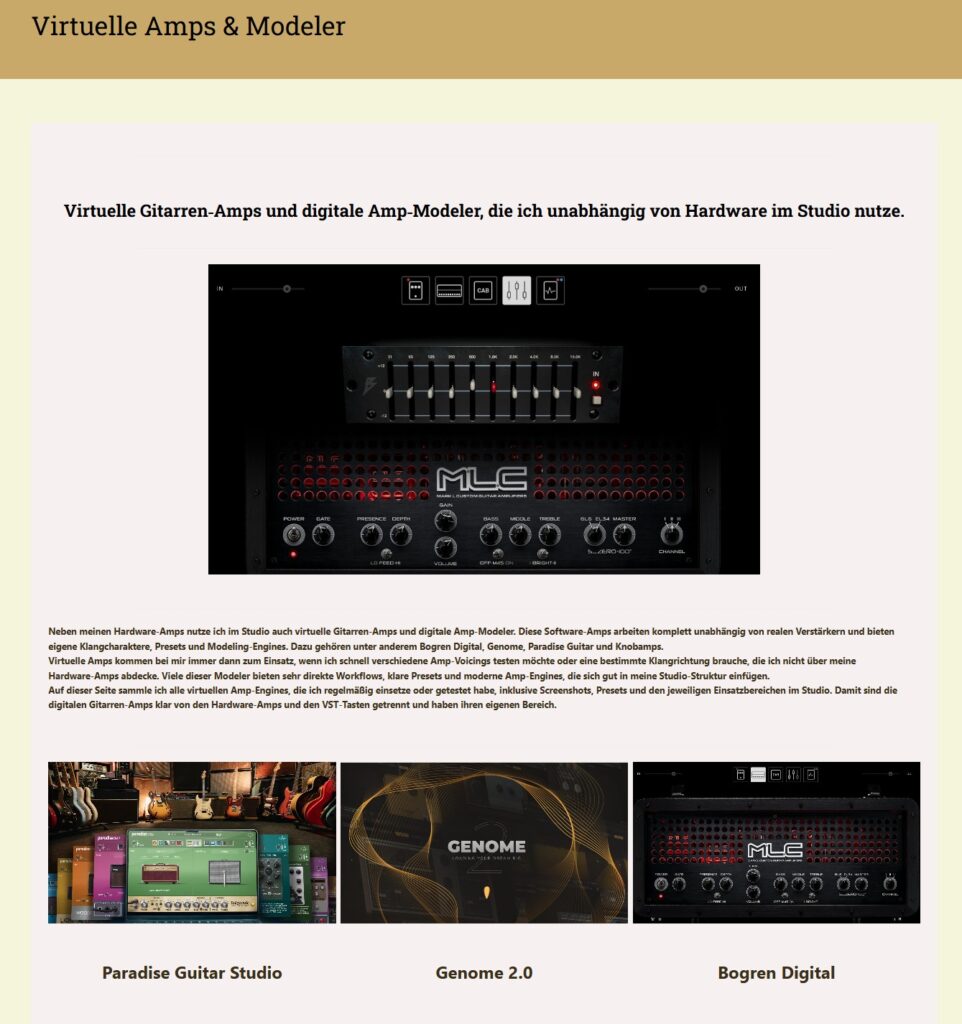 Virtuelle Amps